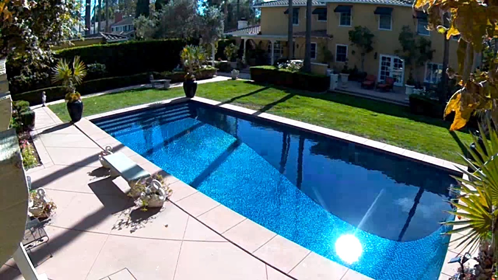 Mini Pebble Aqua Blue Resurfacing — Redondo Beach